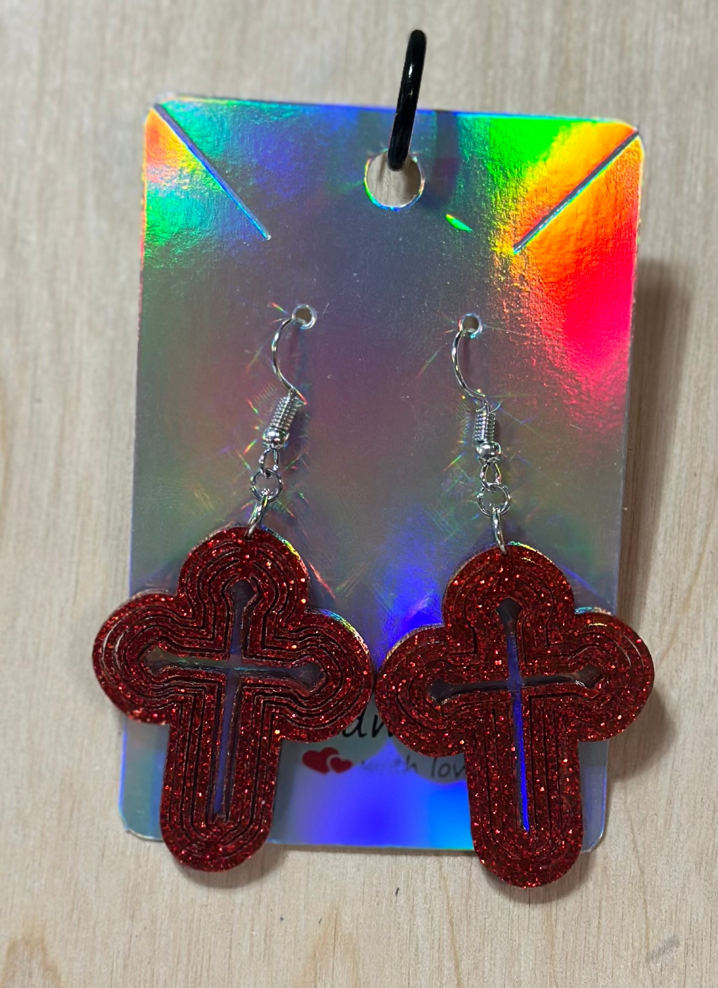 Acrylic Spinner Earrings