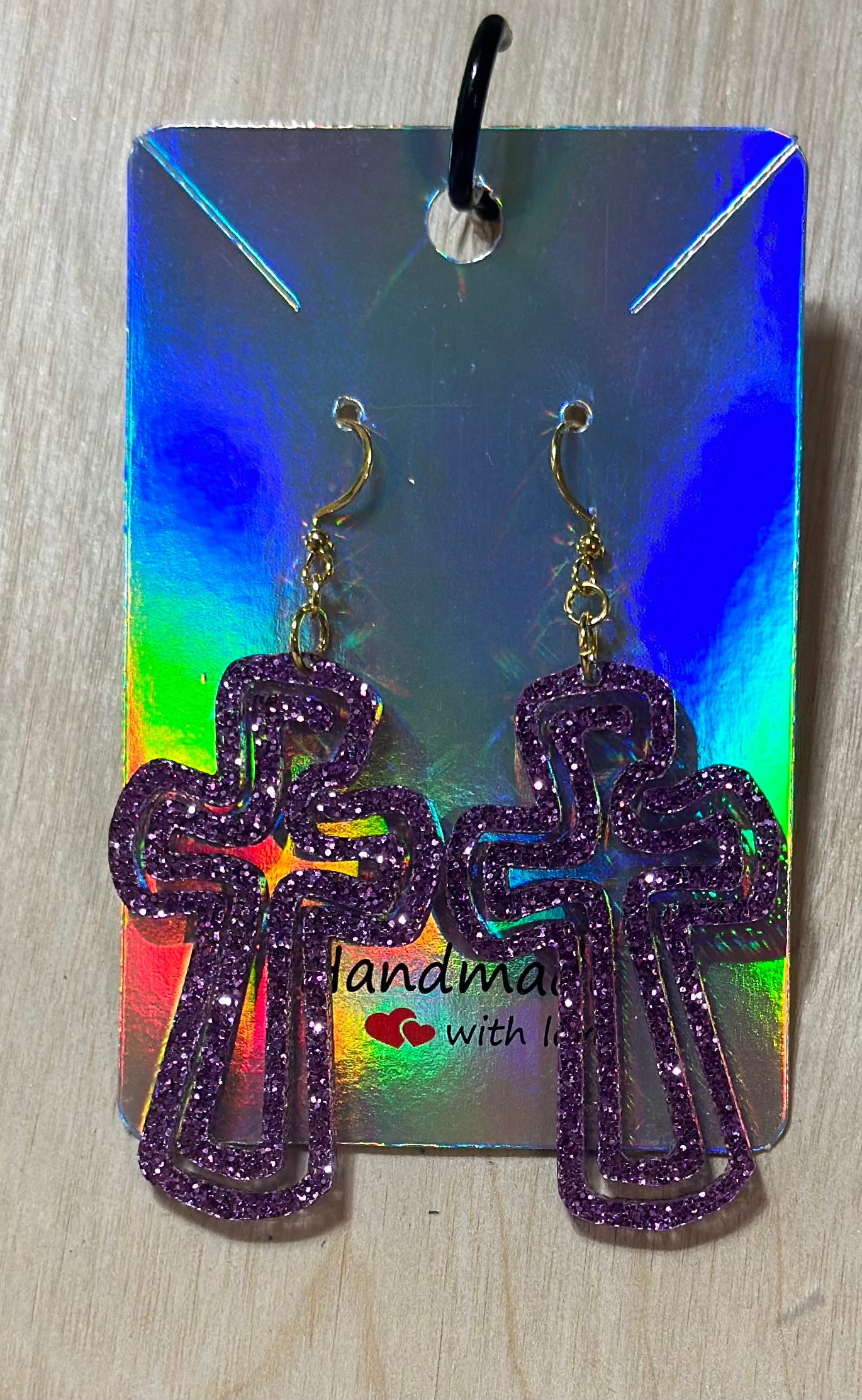 Acrylic Spinner Earrings