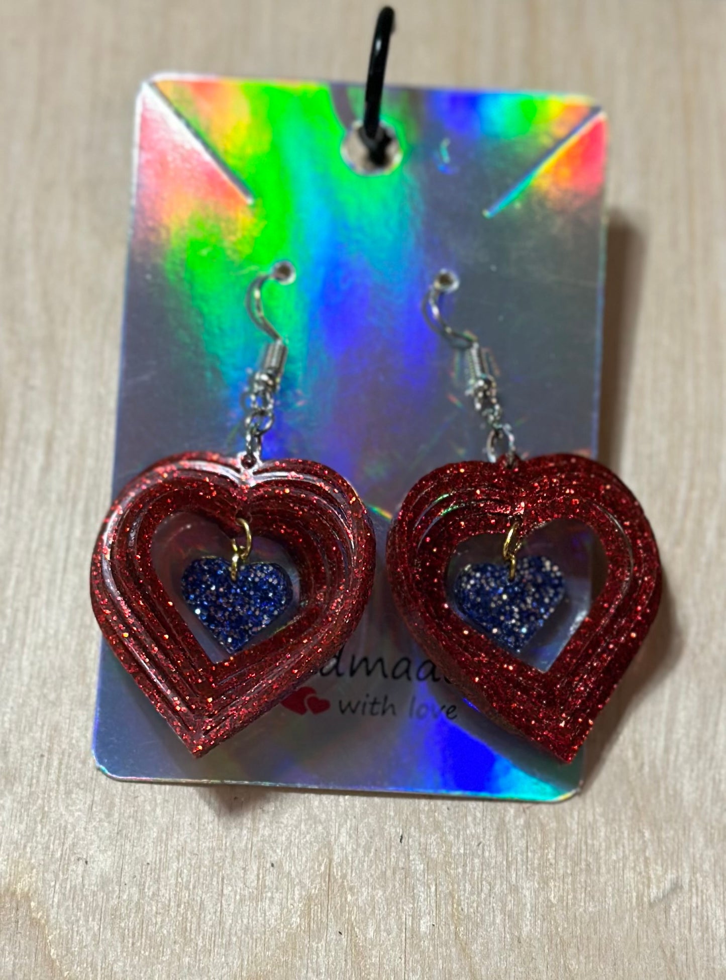 Acrylic Spinner Earrings