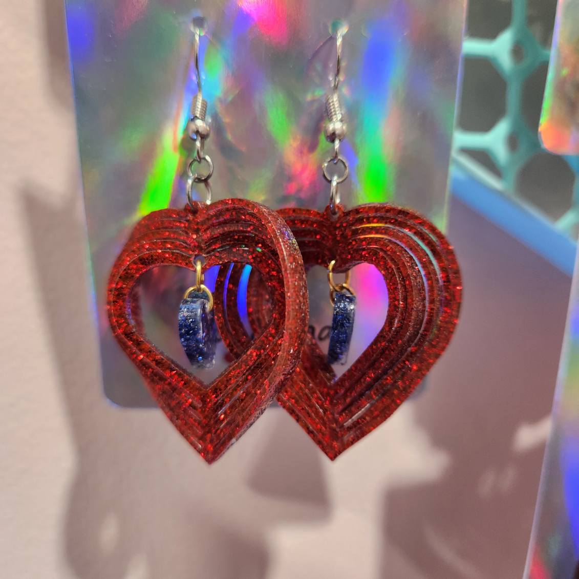 Acrylic Spinner Earrings