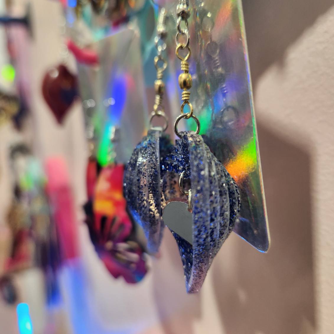Acrylic Spinner Earrings