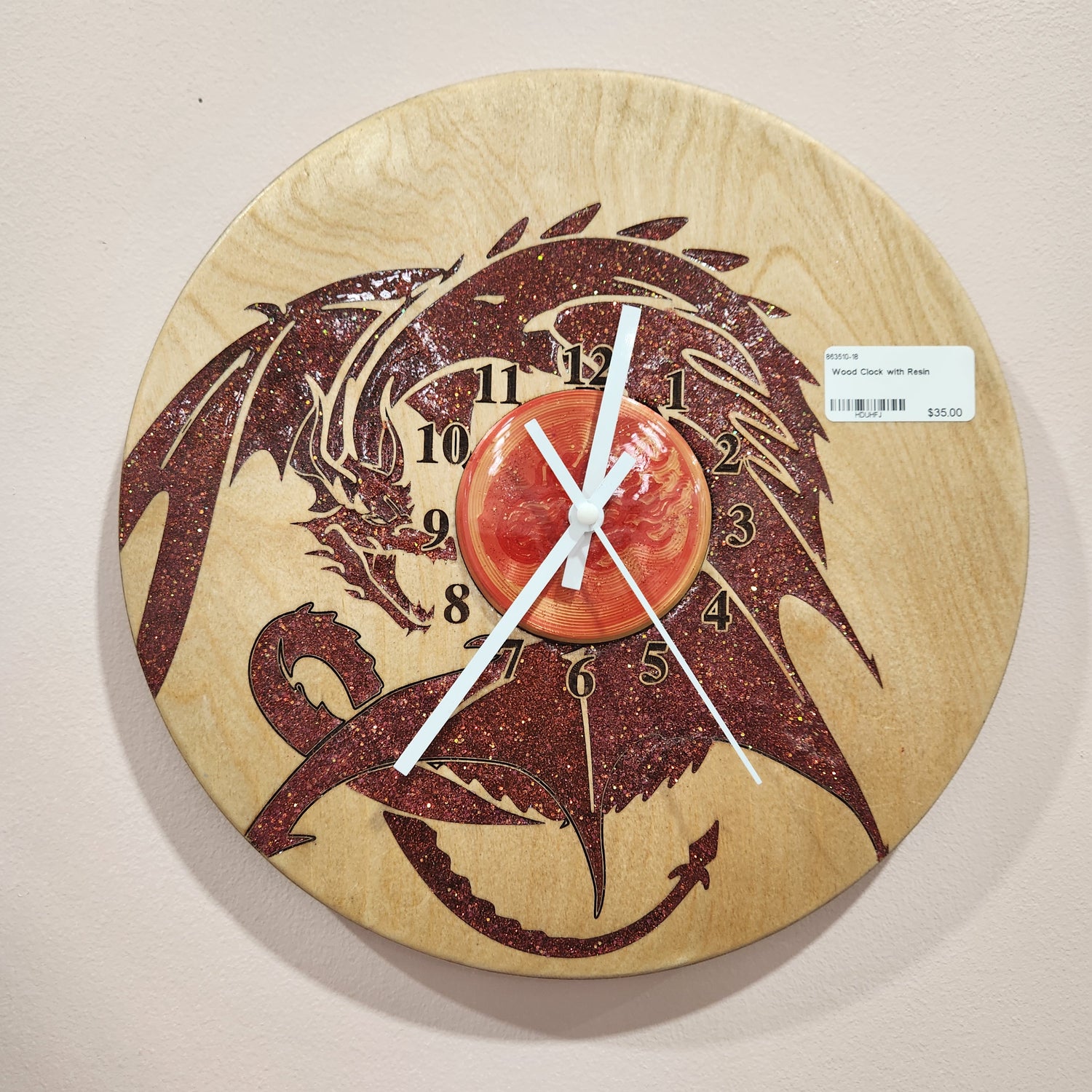 WOODEN LASER ENGRAVED CLOCKS