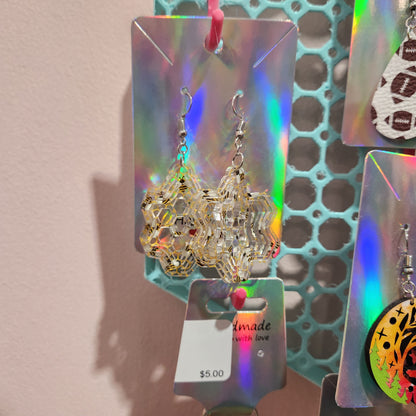 Acrylic Spinner Earrings