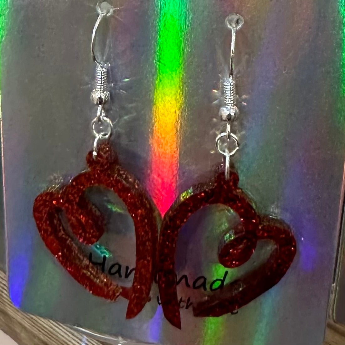 Acrylic Heart Earrings