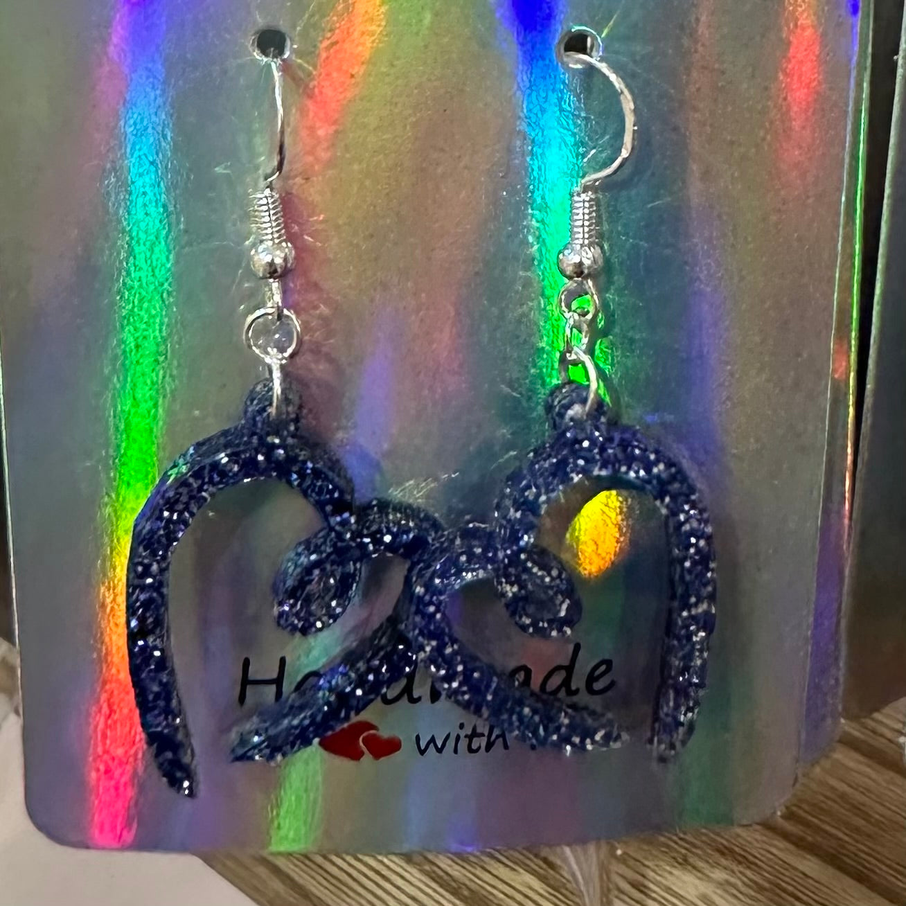 Acrylic Heart Earrings