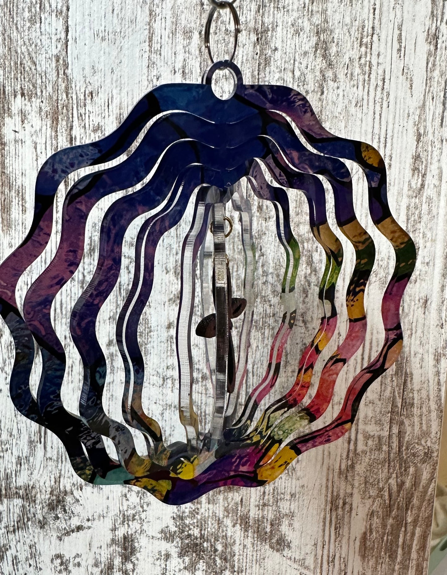 Circle with Cross Wind Spinner