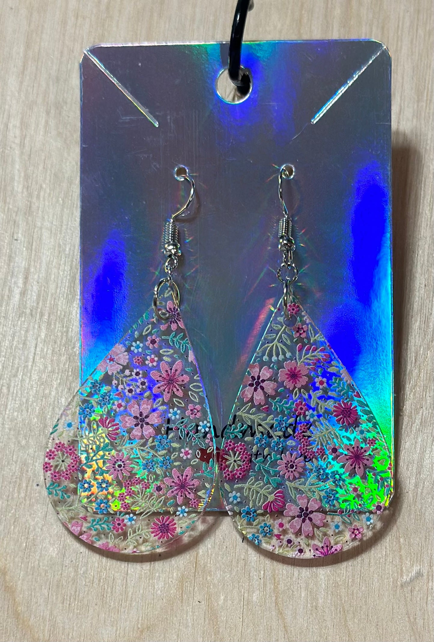 Acrylic Teardrop Earrings