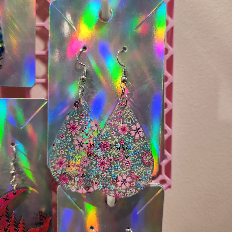 Acrylic Teardrop Earrings