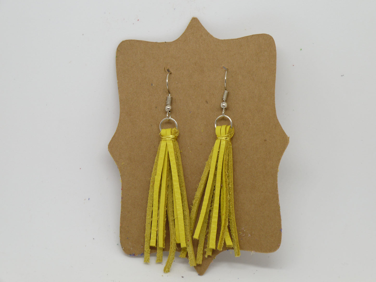 Tassel Leather Earrings