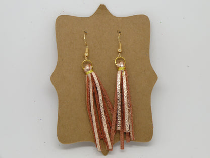 Tassel Leather Earrings