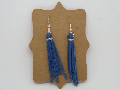 Tassel Leather Earrings