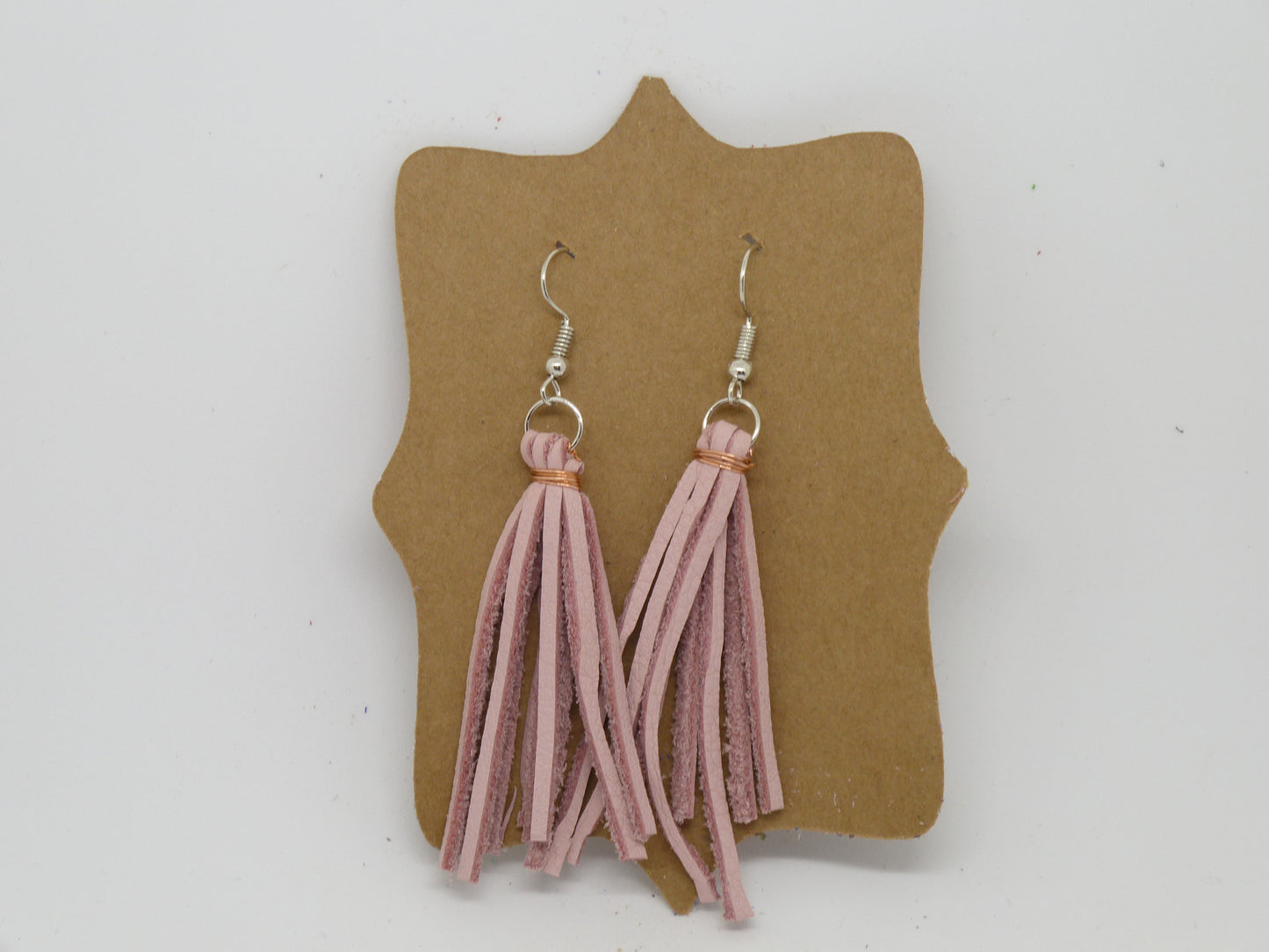 Tassel Leather Earrings