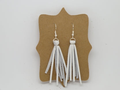 Tassel Leather Earrings