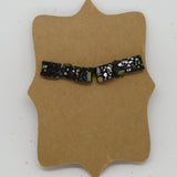 Leather Bow Post Earrings